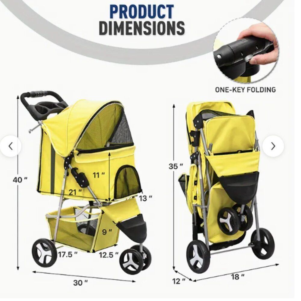 Small to Medium dog stroller new in box - Picture 2 of 2